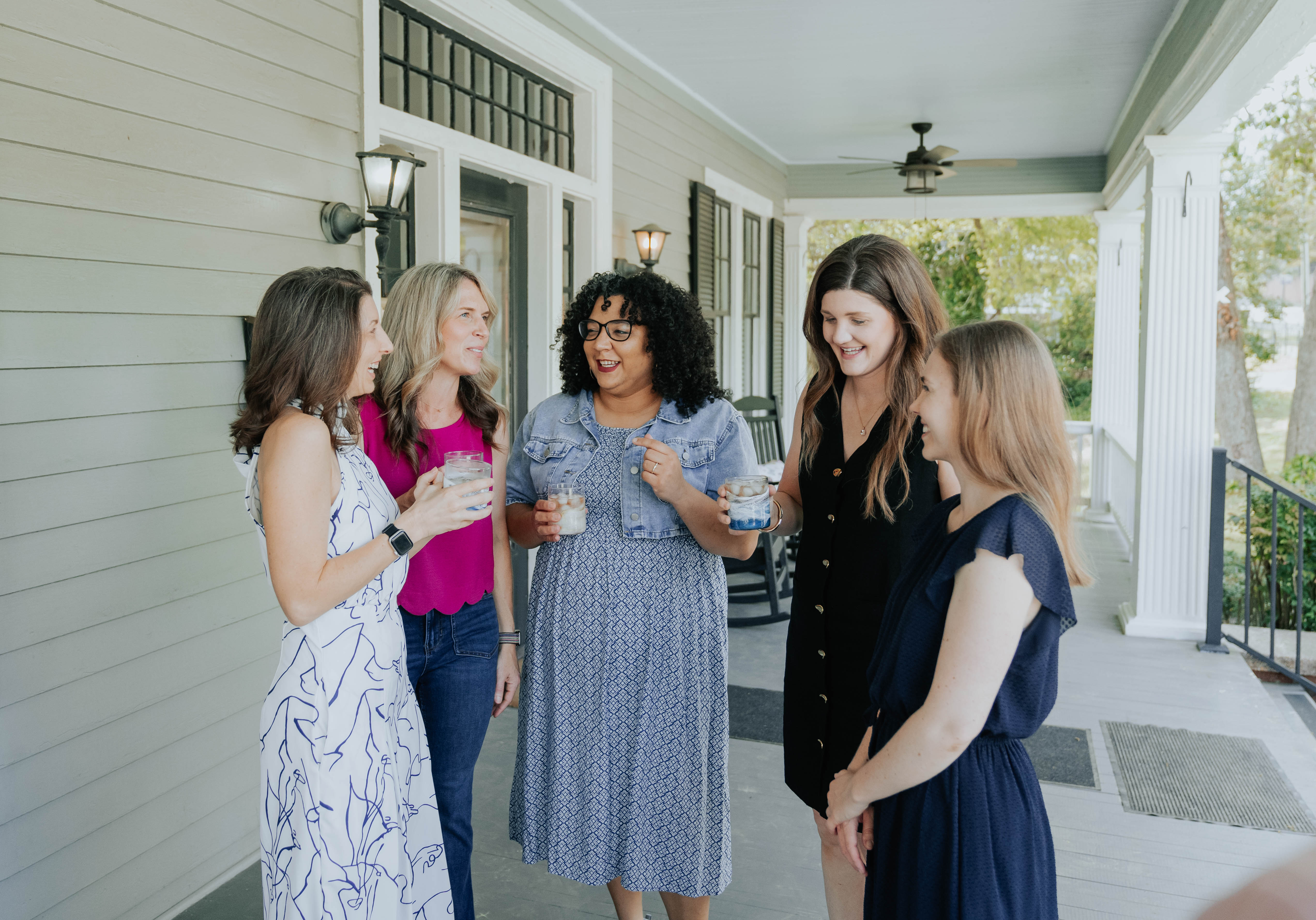 Military family using digital resources and connecting with support networks